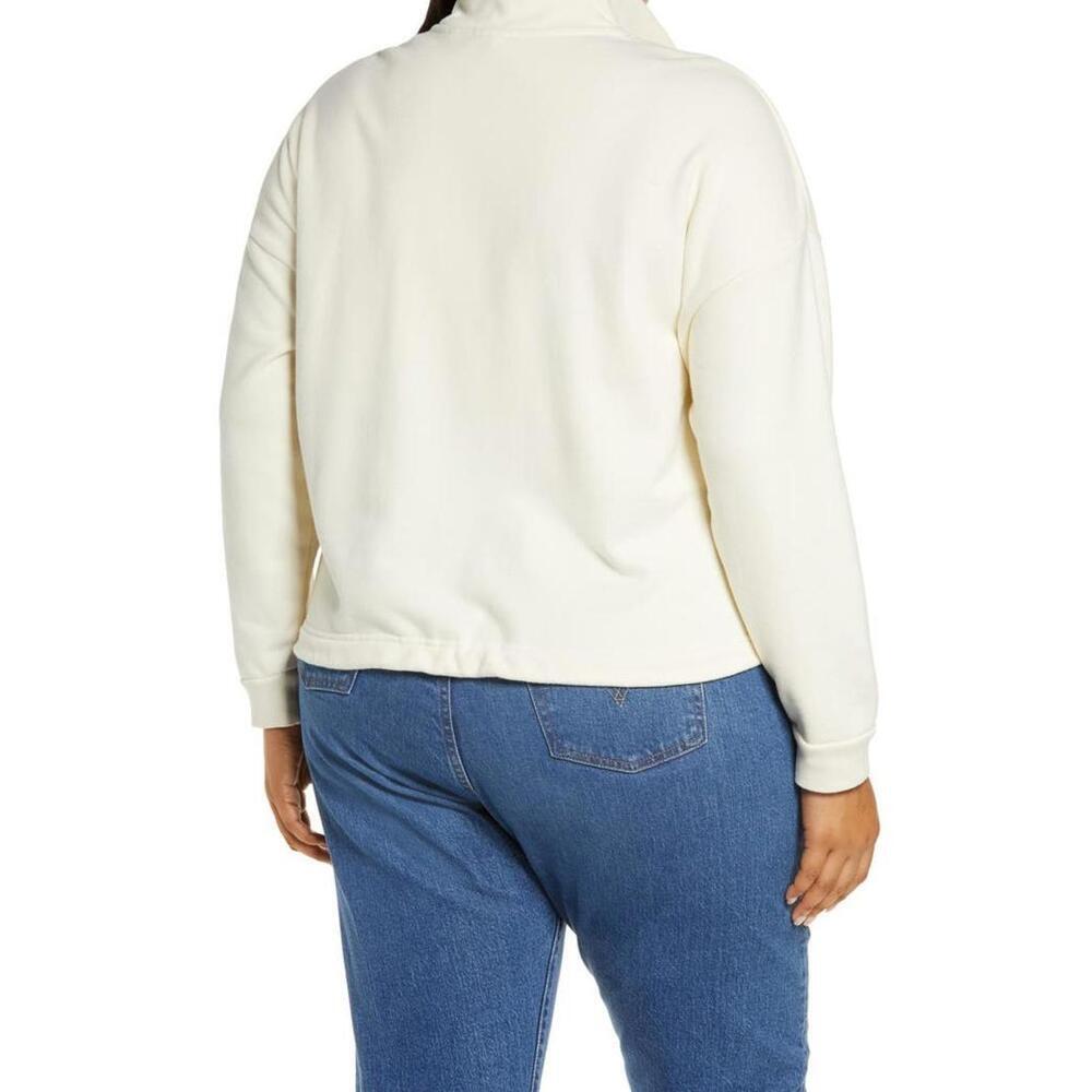 Levi's Womens Plus Size Quarter Zip Sweatshirt Size 3X - Picture 2 of 4